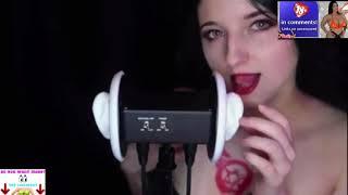 ASMR SEXY | Girl with black scythe whispering to the instrument