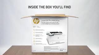 HP LaserJet Pro M404dw - Unboxing