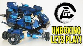 UNBOXING & LETS PLAY - GANKER 02 - FIGHTING MECH ROBOT - Full Review  + Weapons (Guns, Swords, more)