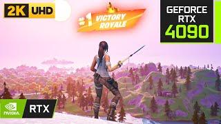 Fortnite LARA CROFT SKIN Gameplay : RTX 4090 24GB ( 4K Maximum Settings )