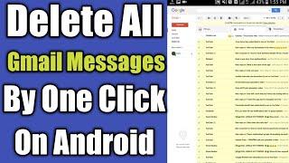 How to delete All Gmail Messages At Once