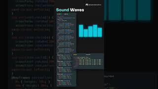 Sound Waves Animation made with CSS | CSS Wave Animation