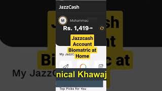 Jazzcash Account Biometric Verification Online at Home | How to Increase JazzCash Account Limit