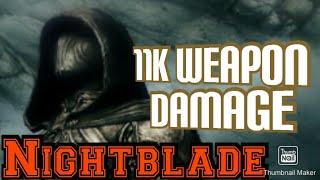 ESO -  Stamina Nightblade Build 11K Weapon Damage