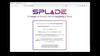 Introducing Laravel Splade: the magic of Inertia.js with the simplicity of Blade