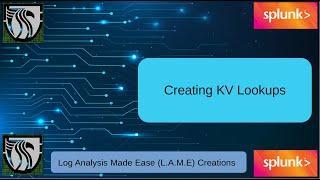 Splunk KV Lookups