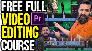 Free Video Editing Course for Beginners | Adobe Premiere Pro MASTERCLASS | Tutorial In Urdu / Hindi