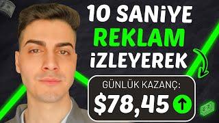 YENİ SİTE: 10 SANİYELİK REKLAM İZLE GÜNDE $40 PARA KAZAN!  - Reklam İzleyerek Para Kazanmak