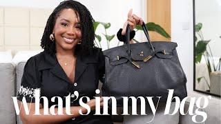 WHAT'S IN MY HERMES BIRKIN 40 BAG | VOGUE 'IN THE BAG' INSPIRED