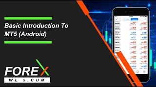 Basic Introduction of MT5 Application (Android)