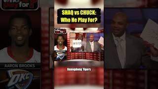 SHAQ vs CHUCK: Who He Play For?