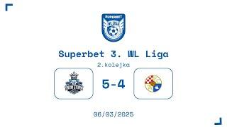 SUPERBET 3. WL LIGA: Snow Storm II - FC Atmosferić 5:4 [2. kolejka, Wiosna 2025]