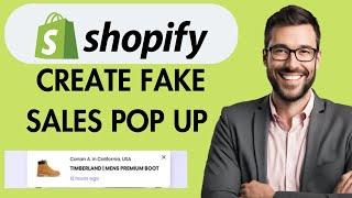 HOW TO CREATE FAKE SALES POP UP ON SHOPIFY