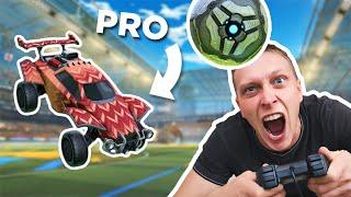 Tricking toxic Rocket League players into 1v1ing a Pro (episode 2)