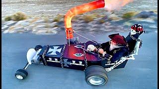 CRAZY ROCKETMAN: JET POWERED COFFIN!! Halloween Machine!