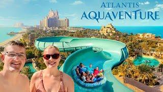 Atlantis Aquaventure Dubai Vlog 2024 - World's LARGEST Waterpark!