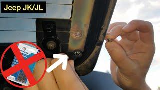 Defroster cable tab repair for Jeep Wrangler  (OEM Solder Method) Jk/JL