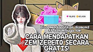 Cara mendapatkan zem ZEPETO secara gratis!! bisa dapat diamond ff dan ml juga loh!⁉️