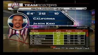 ESPN NBA Basketball 2K4 Retrospective Player Ratings