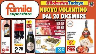 Volantino Famila dal 20 al 28 dicembre  RISPARMIA PER LE FESTE! 🟩⬜️🟥 #anteprima