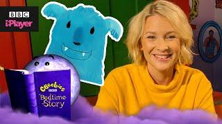 Bedtime Stories | Joanna Page reads Blue Monster Wants It All | CBeebies