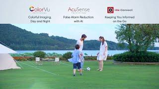 Leave your worries behind with ColorVu & AcuSense & HikConnect technologies