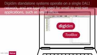 How to connect to a DALI network using Helvar's Digidim Toolbox software