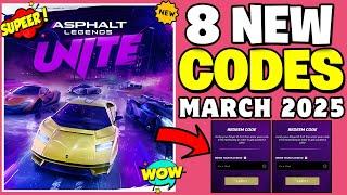 ️ACTIVE CODES️MARCHASPHALT LEGENDS UNITE MARCH CODES 2025 - ASPHALT 9 CODE-ASPHALT 9 PROMO CODE