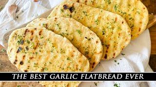 Incredible 5-MINUTE Garlic Flatbread Recipe