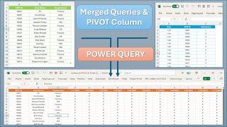 Mastering Merged Queries & PIVOT Column Techniques in Power Query