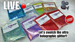 Ninja Nail Fairy is live Swatch NEW Ultra holographic glitter with me 