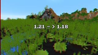 Downgrading a Minecraft World From 1.21 to 1.18