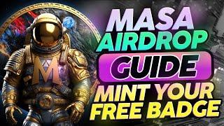 MASA FINANCE AIRDROP GUIDE - MINT YOUR BADGE 