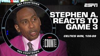 Celtics-Mavericks Game 3 Reaction: I’ve got my broom ready! – Stephen A. | NBA Countdown