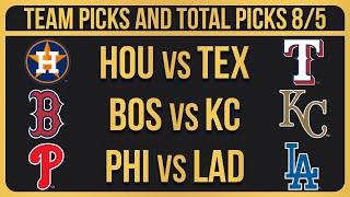 MLB Picks and Predictions Today 8/5/24 | MLB Picks Today 8/5/2024