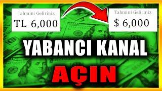 Yabancı Youtube Kanalı Açmak - Global Kanal Açmak !! 