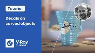 V-Ray for 3ds Max — Adding realistic stickers and labels to curved objects