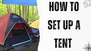 How to set up a Tent. ️   A step by step guide.