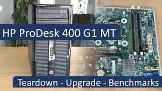 HP ProDesk 400 G1 MT: Teardown - Upgrade - Benchmarks