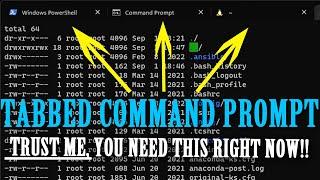 Windows Terminal Tabbed Command Prompt