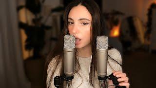 ASMR 2h wet Mouthsounds  with 2 Mics ️️ NO TALKING  FOR MAXIMUM TINGLES & RELAXATION ‍️