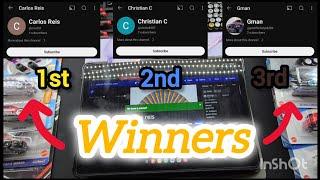 *WINNERS ANNOUNCEMENT* 100 SUB GIVEAWAY! @crrsf31 @chrisc4507 @jenniferhalyk6286