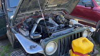 Mercedes OM606 Swapping my Jeep TJ Part 1