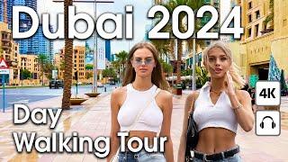 Dubai  Amazing Burj Khalifa, Dubai Marina, JBR [ 4K ] Day Walking Tour Complication