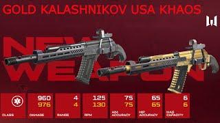 Warface Gold Kalashnikov USA KHAOS