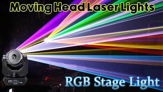 2W 4W RGB Moving Head Laser Lights 30k Rgb Powerful Event Lighting