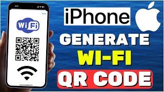 How To Share Wi-Fi Via QR Code on iPhone! (2024)