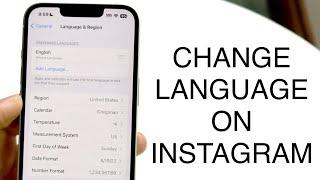 How To Change Language On Instagram! (2023)