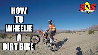 HOW TO WHEELIE A DIRT BIKE