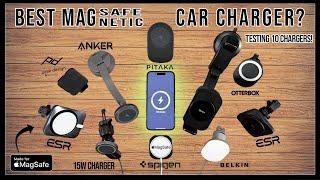 BEST Magsafe Car Charger? | Testing Out 10 Magnetic Car Mounts/Chargers on the iPhone!